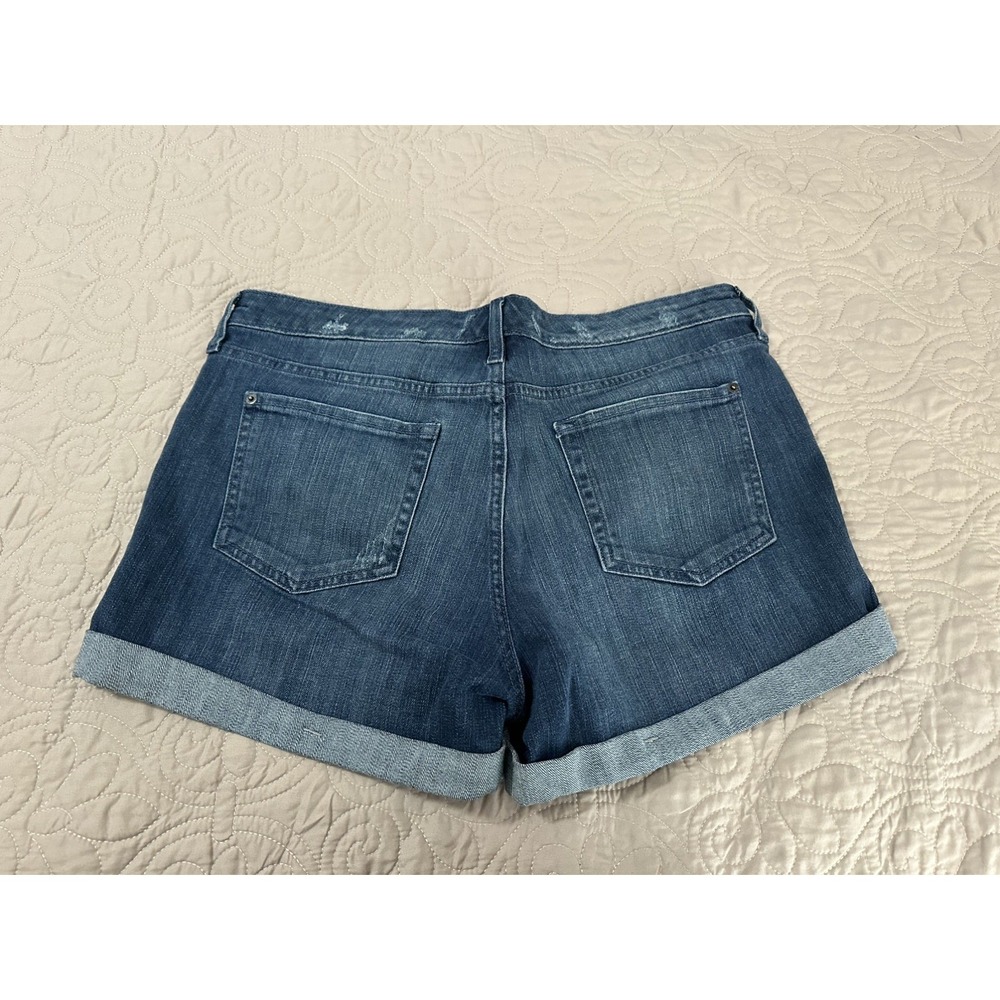 Banana Republic Blue Jean Roll Up Shorts Size 32/14 3"